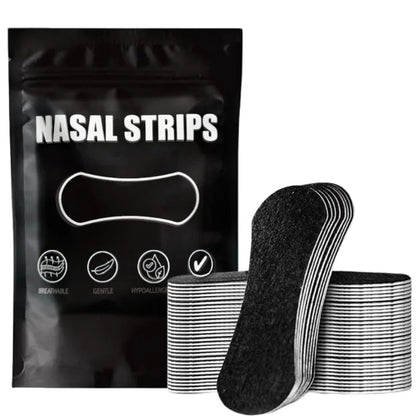 Black Nasal Breathing Strips Stop Snore Anti Snoring Patches Easier Better Breathe Health Care Sleeping Aid Decive
