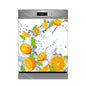 Water Splash Delicious Fruit Printed Dishwasher Sticker Wallpaper Kitchen Waterproof Dishwashing Cabinet Cover Decal Poster