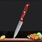 Fruit Knife Sharp Stainless Steel Kitchen Knife Paring Knife Imitation Wood Plastic Handle Knife Perfect For Home Cooking Knives