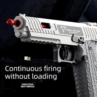Csnoobs 2011 Continuous Shooting Toy Gun Throwing Shell Pistol Radish Gun Empty Hanging Outdoor Game Revolver Birthday Gift