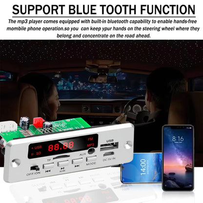 KEBIDU 50W Amplifier Bluetooth MP3 WMA Decoder Board Car MP3 Player Audio Module USB TF FM Radio Handsfree Call For Speaker