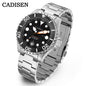 CADISEN AQUA DIVER 2024 New Brand Luxury Men Watches Automatic Watch Japan NH35A 100M Waterproof Luminous Mechanical Wristwatch