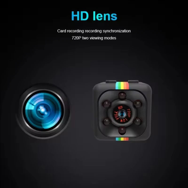 Mini Camera HD Portable Small Nanny Cam Video Voice Mini DV Recorder Indoor Covert Security Camera for Home and Office