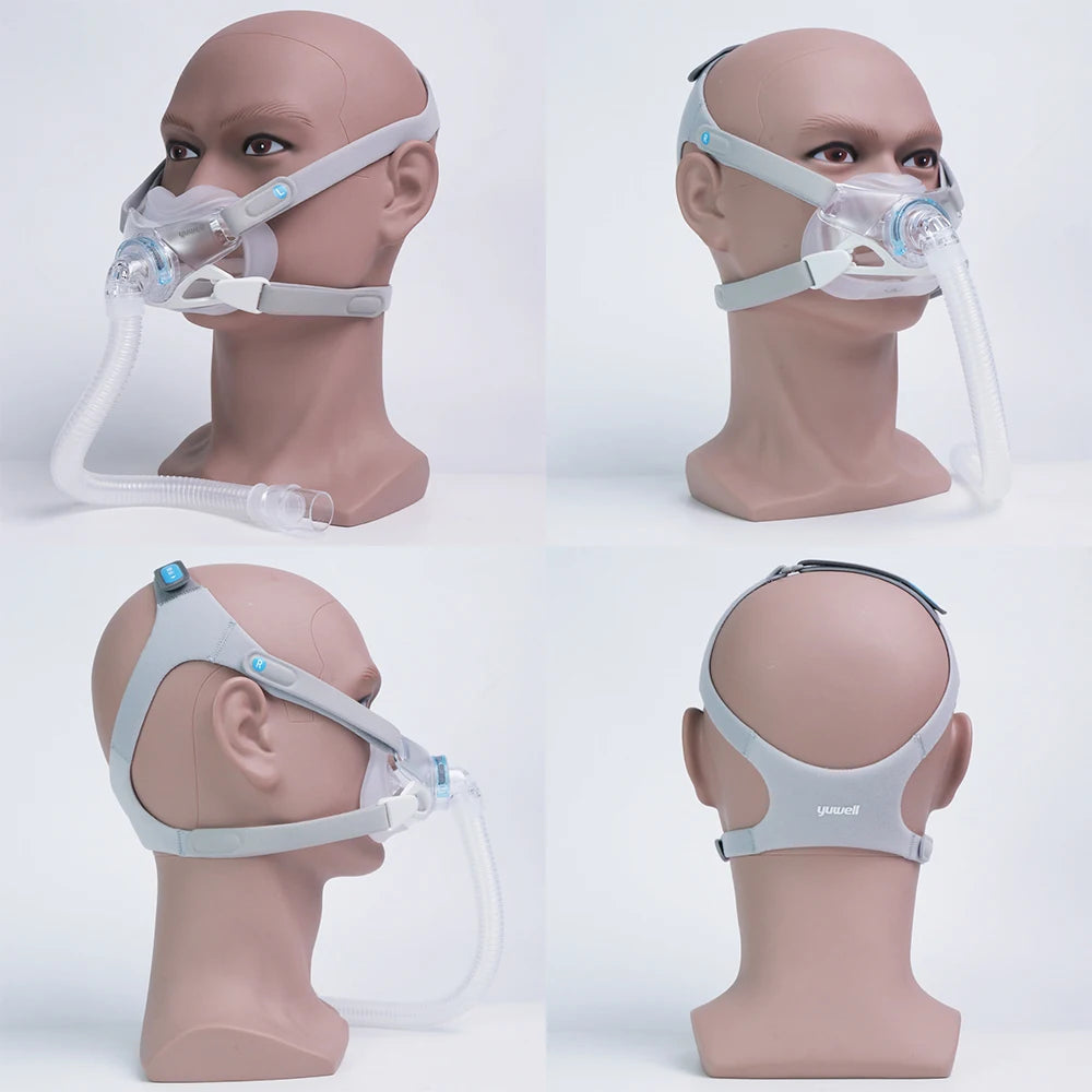 Yuwell YF-06 Cpap Mask with Headgear Full Mask Auto CPAP APAP BIPAP For Medical Air Breathing Machine Sleep Apnea Anti Snoring