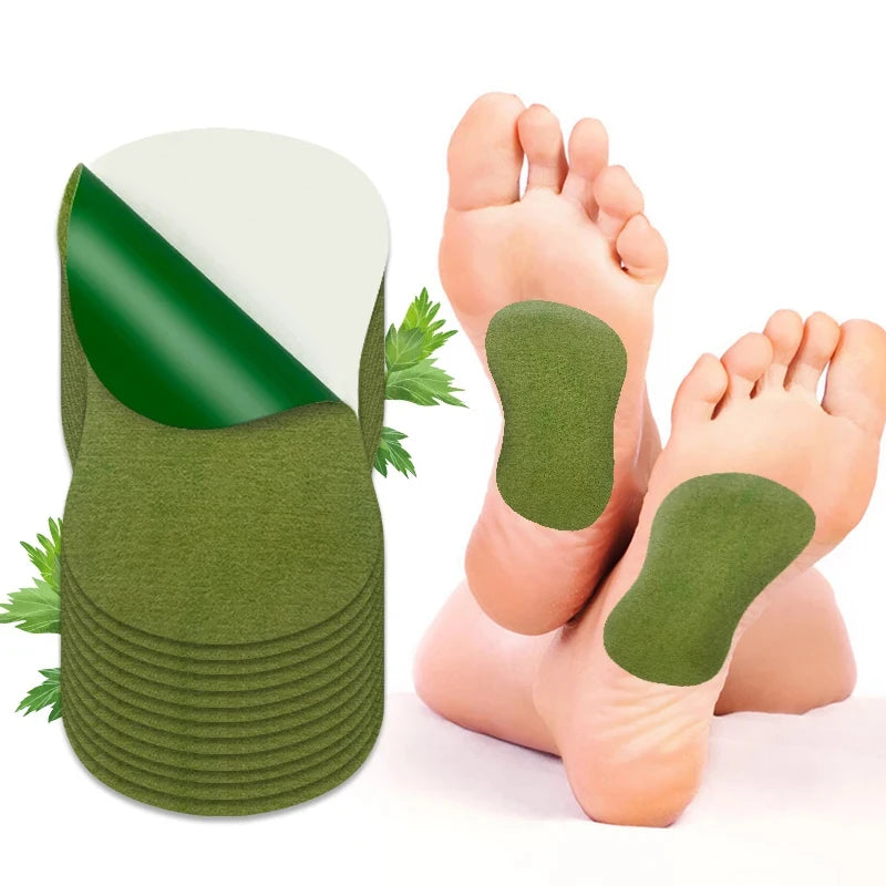 10/90pcs Wormwood Detox Foot Patch Acupuncture Patch Heat Long-lasting Warm Feet Patches Relieve Stress Help Sleeping Feet Care