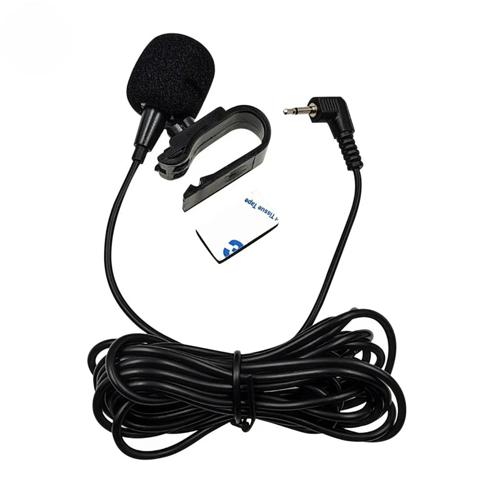 Professionals Car Audio Microphone 2.5mm Clip Jack Plug Mic Stereo Mini Wired External Microphone 2 Pole Mono For Auto DVD Radio