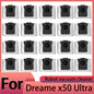 Dreame x50 ultra Robot Vacuum Cleaner Accessories Main Brush Side Brush HEPA Filter Mop Cloths Dust Bag Spare Parts
