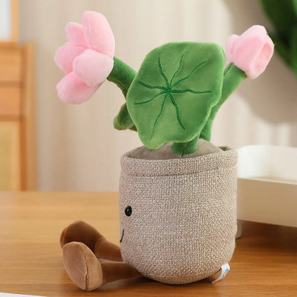 Green Plant Potted Plants Lily Flowers Strawberries Lotus Flowers Persimmons Morning Glory Ornament Soft Birthday Gifts Decor
