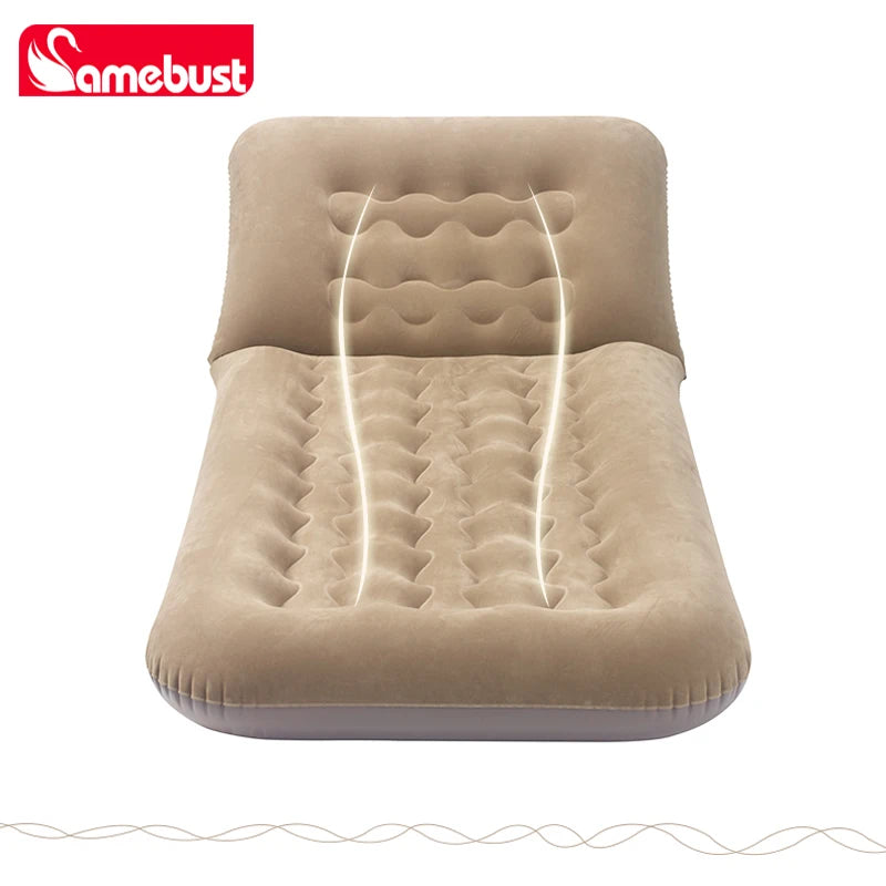CAMEBUST Inflatable Sofa Bed Lounge Camping Inflatable Sofa Garden Outdoor Airbed for Balcony Portable Folding Inflatable Couch