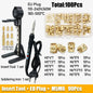 Heat Set Inserts Tool M2 M3 M4 M5 Brass Threaded Insert Nut Digital Soldering Iron for 3D Printing Plastic PCB Welding Press Nut