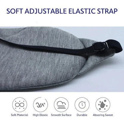 Cotton Eye Cover Eyeshade Travel Sleeping Eye Mask Relieve Fatigue Sleep Blindfold Office Soft Eyepatch Bandage For Fast Sleep