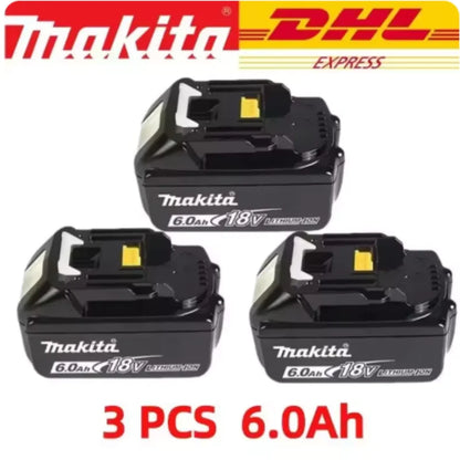 Genuine 6AH makita BL1860 18V Battery Power Tools Li-ion Replacement LXT BL1850 BL1840 for 18V Screwdriver with BMS TPCELL 18V