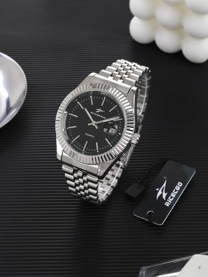 Casual Men's Watches Date High-End Fashion Business Quartz High Quality Watch Male Stainless Steel Exquisite Wristwatches