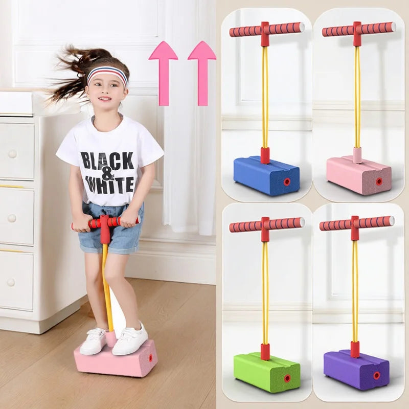 Kids Grow Taller Balance Toy Frog Jumping - Outdoor Sports Exercise Equipment Fitness Bouncing Sound Children Education Toys