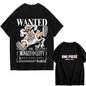 2026 New ONE PIECE Zoro Luffy Gear 5 Printed Short-sleeved Cotton T-shirt Summer Tide Pure Cotton Unisex Clothing
