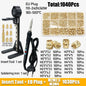 Heat Set Inserts Tool M2 M3 M4 M5 Brass Threaded Insert Nut Digital Soldering Iron for 3D Printing Plastic PCB Welding Press Nut