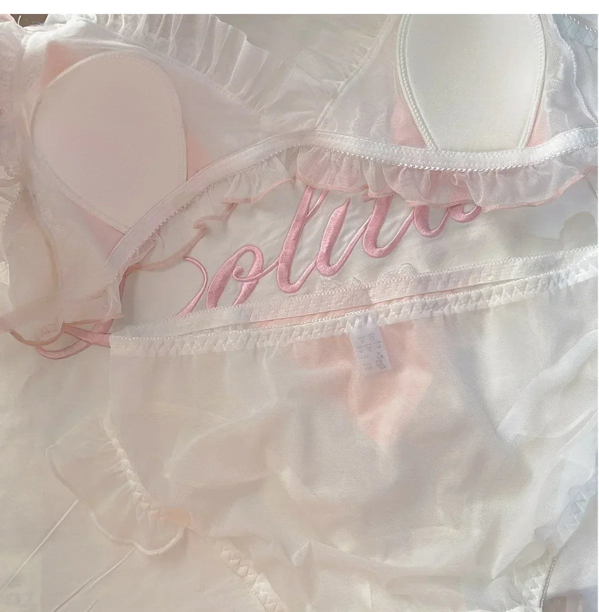 Lolita Girls Thin Cute Lace Small Bra Women Triangle Cup Bra Sexy  Underwear Women Set  Sexy Lingerie