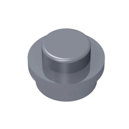 100PCS PLATE 1X1 ROUND Compatible With 4073 Round & Angles MOC Self-Locking Bricks Building Blocks Toys Accessories