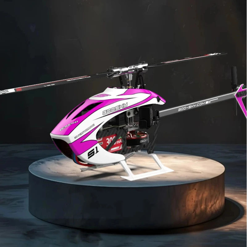 Rc Goosky S1max Bnf/Rtf 6ch 3d Stunt Double Brushless Motor Direct Drive Motor Flybarless Direct-Drive  Helicopter Toys Gifts