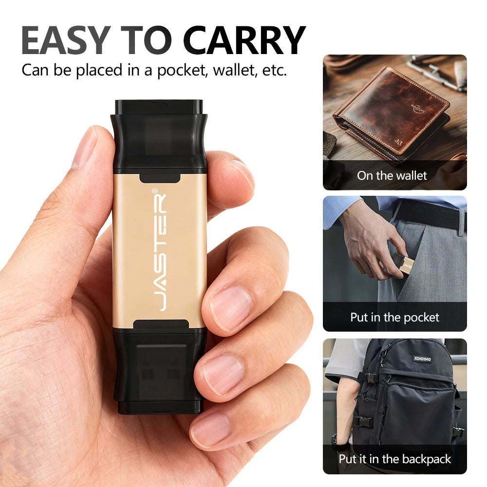 TYPE-C USB Flash Drive 128GB USB-C Memory Stick Business Gift Pen Drive 64GB 32GB Black Blue Golden Pendrive 16GB 8GB 4GB 128MB