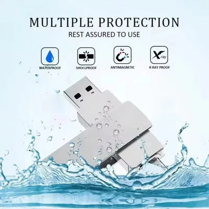 Lenovo 16TB USB 3.2 Flash Drives High Speed Transfer Metal Pendrive Memory Card Pendrive Flash Disk Memoria Waterproof Stick