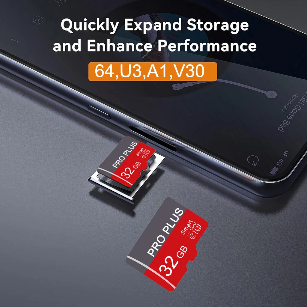 Memory Card 128GB/64GB/32GB/16GB/8GB/4GB/2GB/1GB  Adapter - A1 C10 Class 10 UHS-I, 4K Ultra HD Video Support for Tablet, Camera,