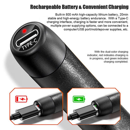 USB Portable Intelligent Electric Soldering Iron Multifunctional Soldering Welding Pen with 300-400℃ Temperature Adjustment