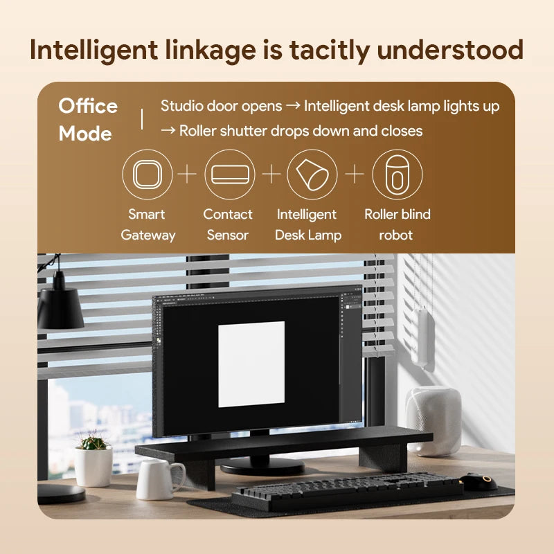 Bluetooth Smart Roller Blind Curtain Robot Type C Port Use for Tuya Smart Life Remote Control Google Alexa Siri Voice Control