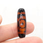Natural Stone Bead Tibetans Divination Pattern Natural Agates Loose Bead for Women Making DIY Jewerly Necklace Gift 12x30mm