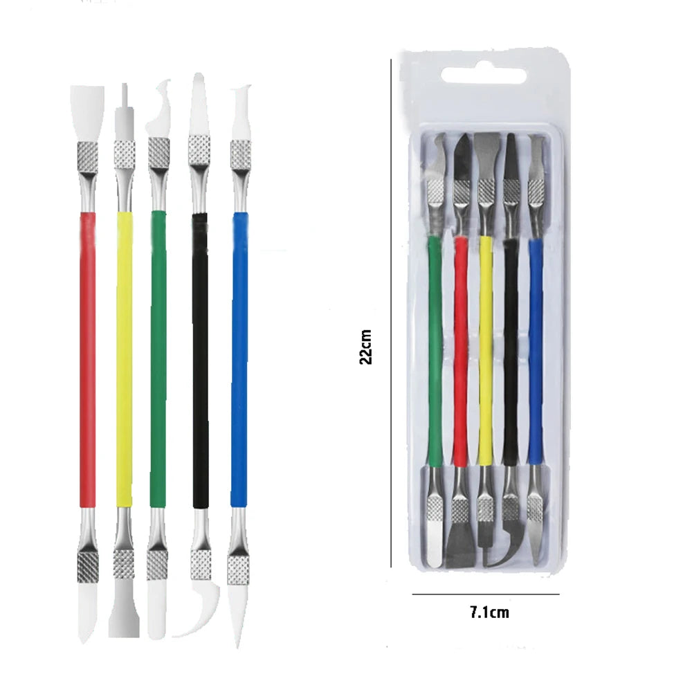 IC Chip Repair Tools Kit Precise Thin Blade CPU NAND BGA Glue Removal Phone Tablet PC Disassembly Durable Maintenance Knife Set