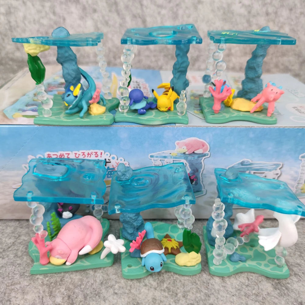 Pokm Starry Sky And Stained Glass Pikachu Mystery Box Eevee Blind Box Anime Figures Snorlax Surprise Gift Colletions Toy