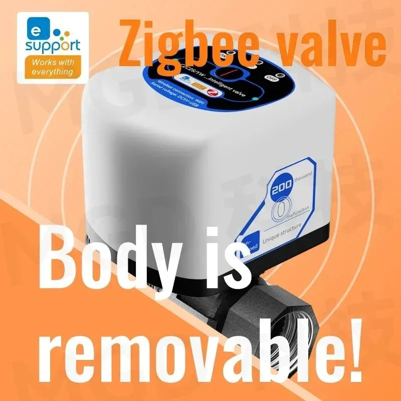 eWelink Zigbee Intelligent Valve DN15/DN20/DN25 App Rmote Control Works With Salutel/Alexa/Alice/Google Assistant/Smart Things
