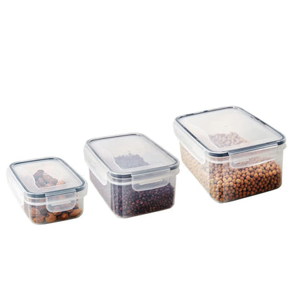 Kitchen Food Contianers Set, Microwave Dishwasher Safe BPA FREE 10pcs 840ML Containers Set With 10stickers and Marker