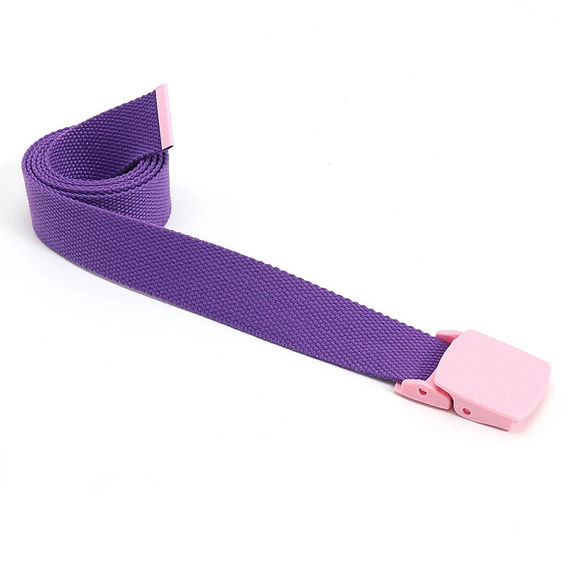 Colorful Canvas Tactical Belt Unisex Fashion Casual Luxury Trend Jeans Accessories Youth Nylon Girdle Cute Kids Hunting Belt