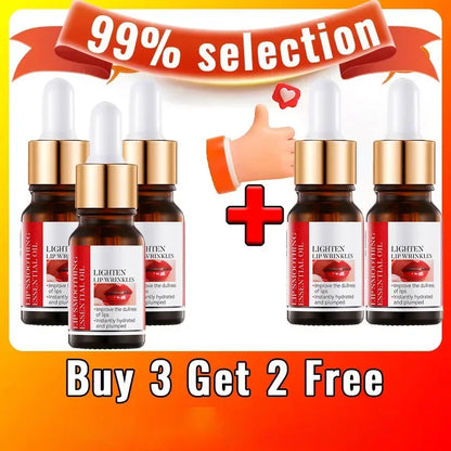 Lip Booster Plumping Serum Oil Hyaluronic Acid Moisturising Sexy Plumping Enhancer Stimulant Free Brightening Lightening Lines