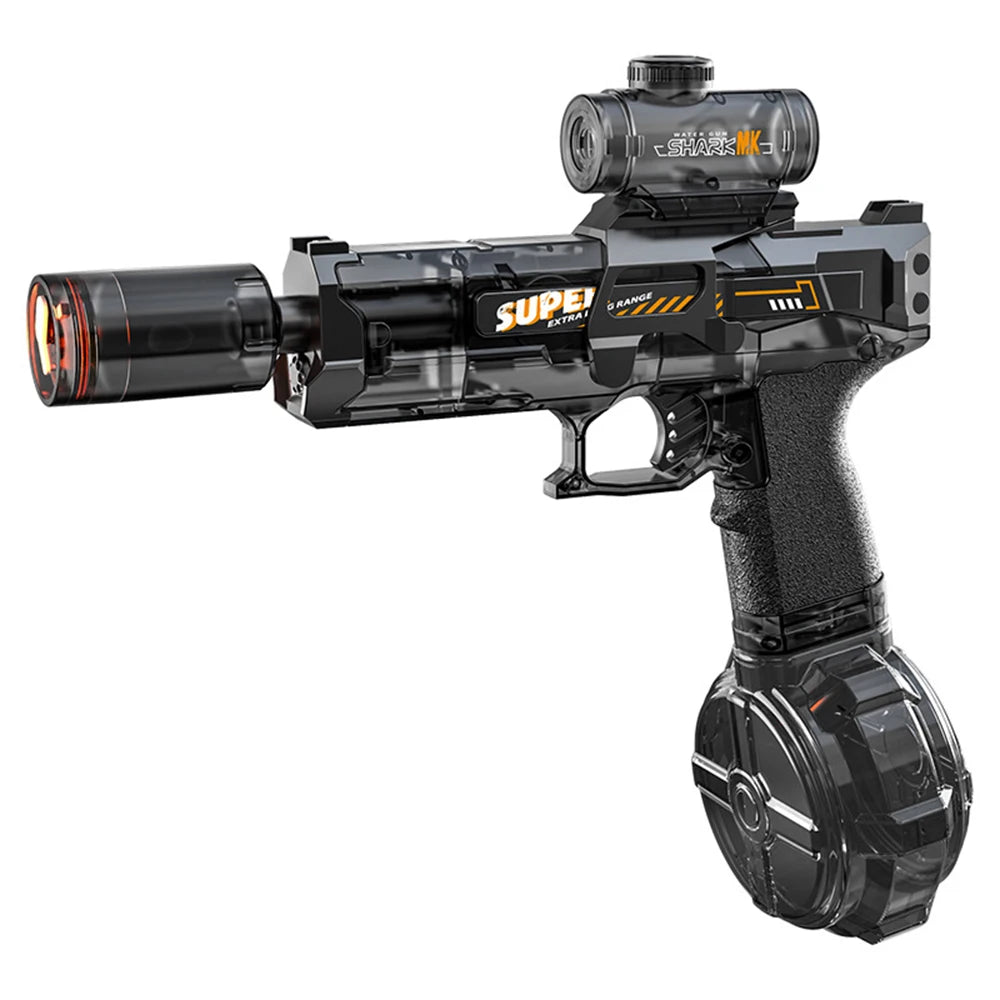 Children Simulated Flame Electric Water Gun Toys Summer Outdoor Beach Pool Fight Game Kids Automatic Sensor Lights Watergun Gift