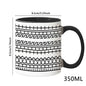 Hide Message Coffee Mug Ceramic Chocolate Milk Cup Modern Coffee Lover Gift Kitchen Accessories Message Coffee Tumbler
