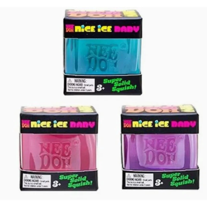 Needoh Nice Cube， Sensory toys, pressure resistant pinching, stress relieving children's souvenir toys
