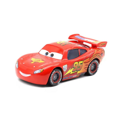 Disney Pixar Cars Lightning McQueen Storm Jackson Mack Container Truck 1/55 Ratio Die Casting Alloy Car Model Toys Truck Gifts