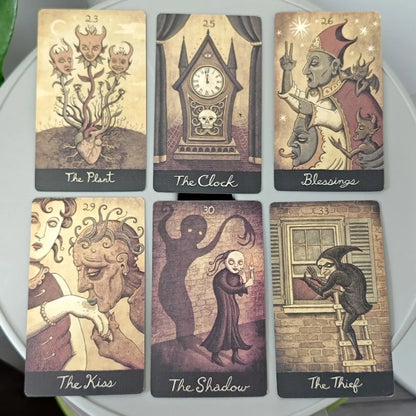 Abandoned Oracle Cards Deck 52 Cards Dark Fantasy Tarot Fortune Telling Witchcraft Spirit Board Game English Ver.