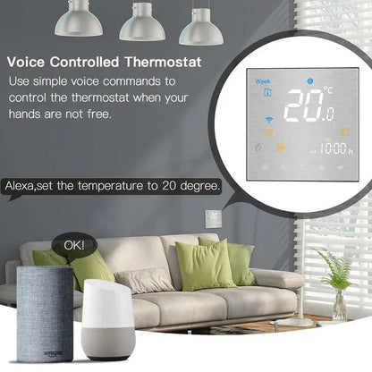 Water Electric floor Heating Water/Gas Boiler Smart WiFi ZigBee Thermostat Temperature Controller Works Tuya Alexa Google Home