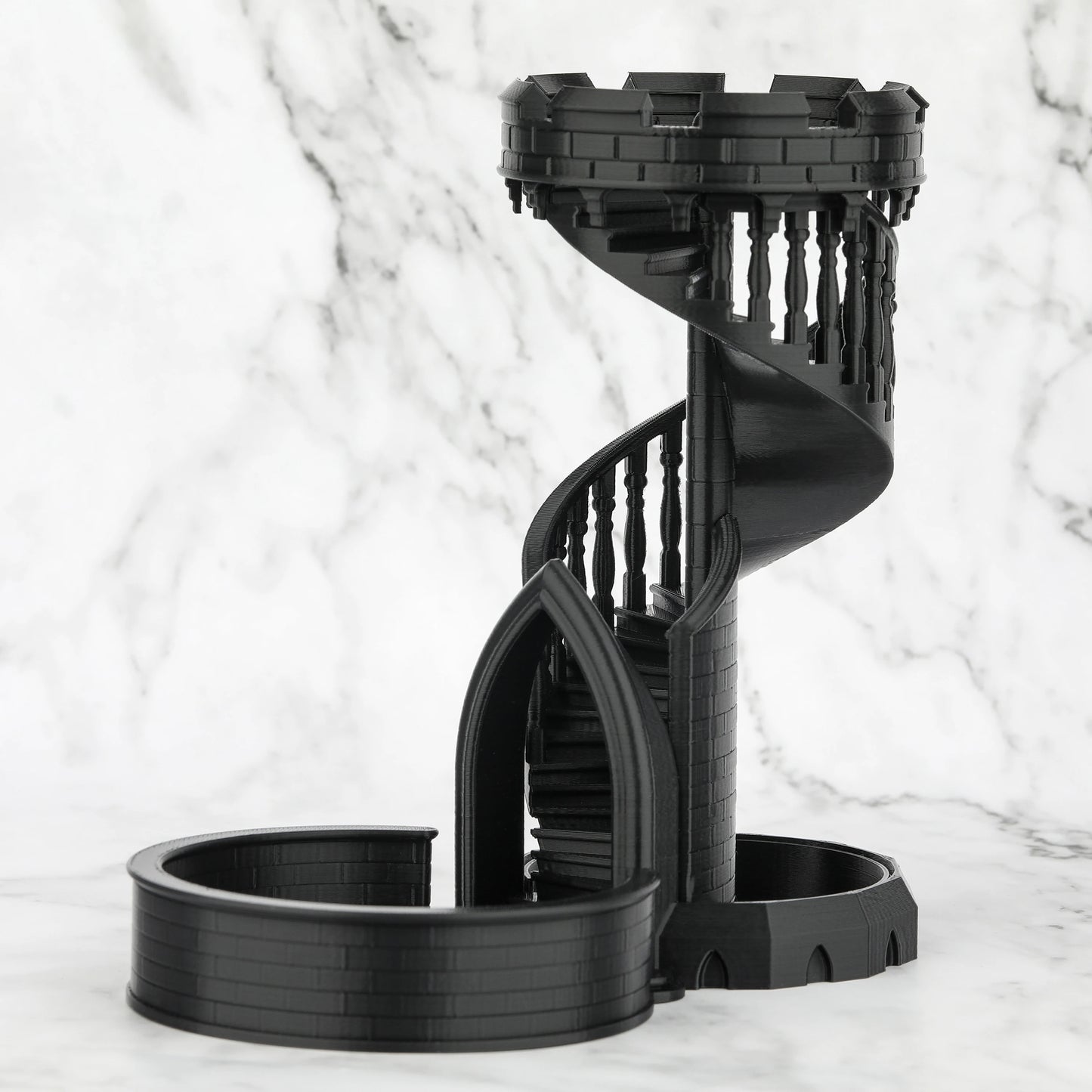 Dice Tower, RPG Collectible for Roleplaying Tabletop Games, Delivers Random Rolls Atmosphere to Every Session
