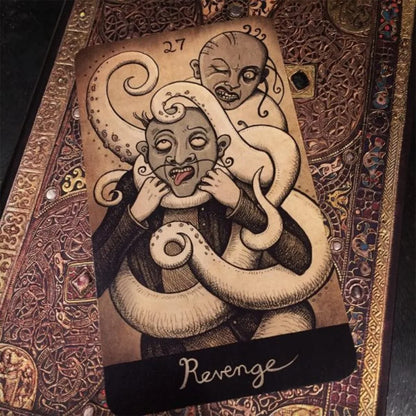 Abandoned Oracle Cards Deck 52 Cards Dark Fantasy Tarot Fortune Telling Witchcraft Spirit Board Game English Ver.
