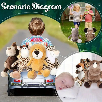 10 Pcs Stuffed Giraffe Plush Animal Toy, Super Soft Animal Toy with Realistic Details, Great for Kids and Baby Nurseries