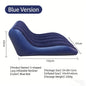 Outdoor Inflatable Velvet Lazy Sofa Tent Portable Camping Home Use S-Shape Lazy Sofa for Relaxing And Reclining