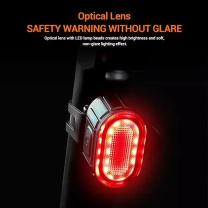 USB-C Rechargeable Bicycle Lights Bike Safety Warning Lamp Outdoor Waterproof Cycling Flashlight For Mountain And Road Bikes