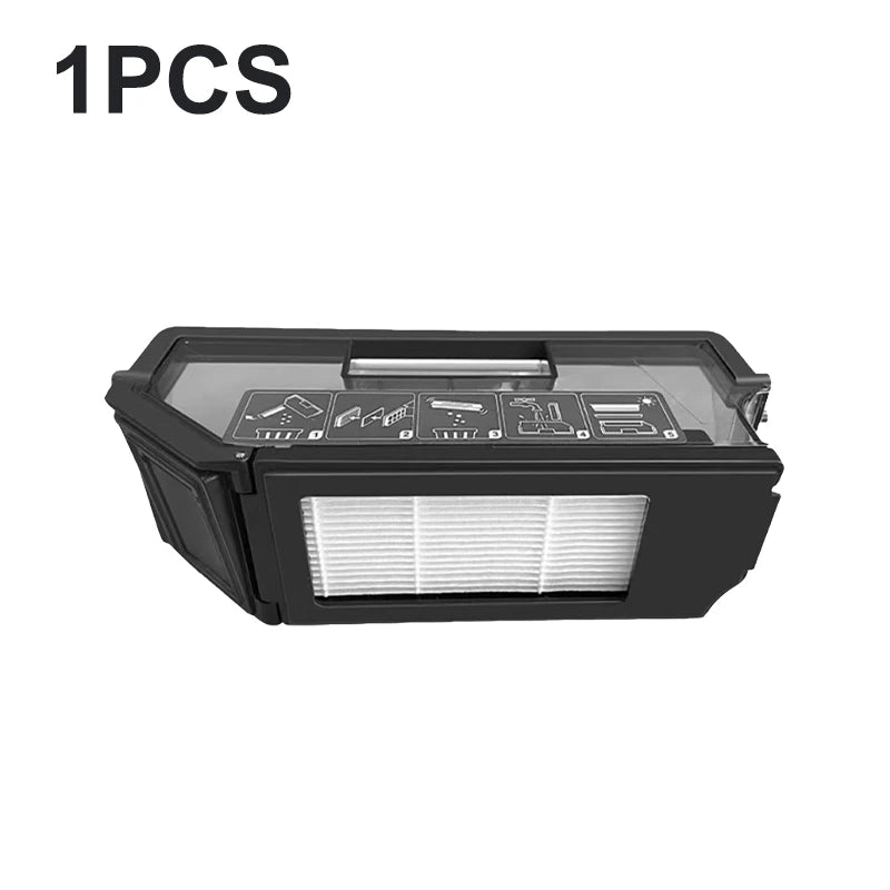 For Ecovacs Deebot X1 OMNI/TURBO,T10 OMNI/TURBO/X1S PRO Dust Box,Main Side Brush,Hepa Filter, Mop Rag Dust Bags Mop Cloths Parts
