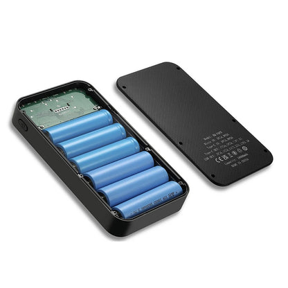 8*18650 Battery Holder Dual USB Power Bank Battery Box Mobile Phone Charger DIY Shell Case Charging Storage Case For Xiaomi
