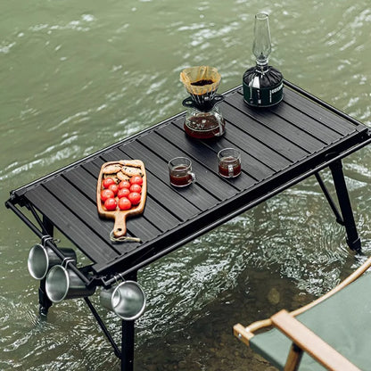 Dotwise Camping Table Foldable Portable IGT Outdoor Table Adjustable Height Aluminum Alloy For Outdoor Barbecue Picnic Fishing