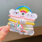 3Pcs Qute Colourful resin Bracelets Little Girls Bracelets Kit Kids Fashion Charm Bracelet Kids Jewelry Party Accessories